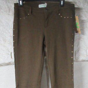 Dream Out Loud by Selena Gomez Olive Studded Jegging Size L